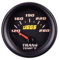 Transmission Temperature Gauge [2 1/16 in. Electric, 120-280-Degrees F with Black Face]