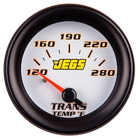 Transmission Temperature Gauge [2 1/16 in. Electric, 120-280-Degrees F with White Face]