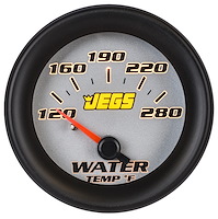 Water Temperature Gauge [2 1/16 in. Electrical, 120-280 Degree F with Silver Face]