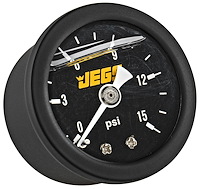 Fuel Pressure Gauge 1 1/2 in. Diameter [Liquid Filled]