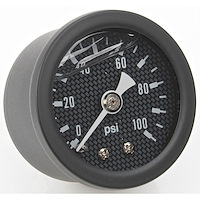 Fuel Pressure Gauge 1 1/2 in. Diameter [Liquid Filled]