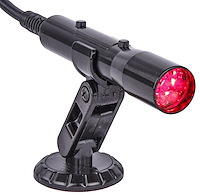 Standalone Direct Wire Shift Light [Black Billet Aluminum Housing with Red LEDs]