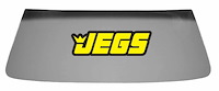 Windshield for 1970-1981 Chevy Camaro, Pontiac Firebird Coupes w/ Antenna [Light Grey Smoke, Dark Grey Shade Strip]