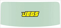Back Window Glass Fits Select 1968-1972 Chevrolet Chevelle, Monte Carlo, Pontiac Grand Prix 2-Door Coupe [Green Tint]