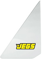 Replacement Vent Glass for Select 1959-1960 GM Models [Clear, Left/Driver Side OR Right/Passenger Side]
