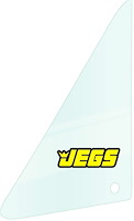 Replacement Vent Glass Fits Select 1980-1991 GM Truck [Clear, Left/Driver Side]