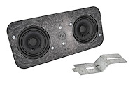 Dual Dash Speakers for Select 1966-1968 Chevrolet Vehicles With A/C [Diameter: 3.5 in.]