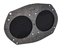 Dual Dash Speakers for 1958-1967 Chevrolet Corvette [Diameter: 4 in.]