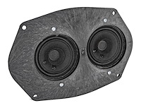 Dual Dash Speakers for 1963-1967 Chevrolet Corvette & 1958-1960 Ford Thunderbird [Diameter: 3.500 in.]