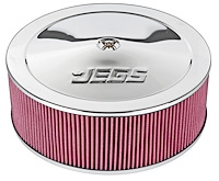 Air Cleaner with Logo 14 in. x 5 in. [Chrome-Plated]