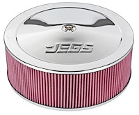 Air Cleaner with Logo 14 in. x 6 in. [Chrome-Plated]