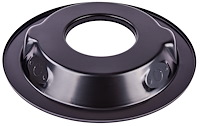 14 in. Air Cleaner Dropped Base 5 1/8 in. Centered Opening [Black Powder-Coated]