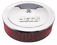 Air Cleaner with Logo 14 in. x 4 in. [Chrome-Plated]