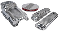 Finned Aluminum Dress-Up Kit for Small Block Ford