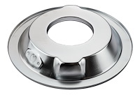 14 in. Air Cleaner Dropped Base 5-1/8 in. Centered  [Chrome-Plated]