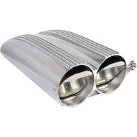 Dual Barrel Carburetor Scoop [Polished Aluminum]