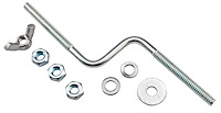 Universal Air Cleaner Stud with Wing Nut 6 in. Offset Stud