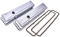 Tall Valve Covers for Small Block Chevy Engines [Chrome]