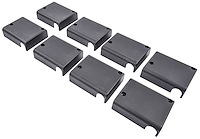 Aluminum Ignition Coil Cover Set for 5.7L, 6.1L, 6.4L Gen III Hemi Engines [Black Finish]