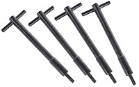 Valve Cover T-Bar Wing Nuts Black