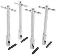 Valve Cover T-Bar Wing Nuts [Chrome]