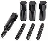 Valve Cover Studs for Chevy, Ford, or Mopar Black 4/pkg