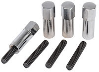 Valve Cover Studs for Chevy, Ford, or Mopar Chrome 4/pkg