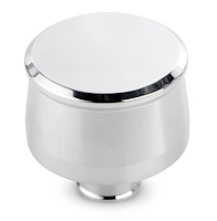 Billet Push In Breather with Smooth Top