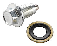 Magnetic Oil Pan Drain Plug Kit Thread Length: 1"