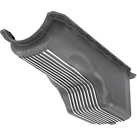 Finned Aluminum Oil Pan for 1965-1990 Big Block Chevy Gen IV (Passenger Side Dipstick)