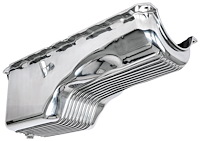 Finned Aluminum Oil Pan for 1991-2000 Big Block Chevy Gen V & VI (Passenger Side Dipstick)