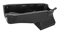 Street & Strip II Oil Pan for 1955-1979 Small Block Chevy w/2-Piece Rear Main Seal [Black]