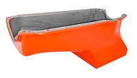Street & Strip II Oil Pan for 1955-1979 Small Block Chevy w/2-Piece Rear Main Seal [Orange]