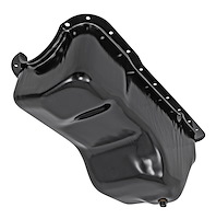 Stock-Style Replacement Oil Pan for 1988-1996 Ford Bronco, E-Series & Super Duty Vans, 1988-1997 F-Series Trucks w/351W [Black]
