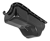 Stock-Style Replacement Oil Pan Fits Select 1980-1998 Ford Bronco, E-Series Vans, F-Series Trucks w/5.0L 302 Engine [Black]