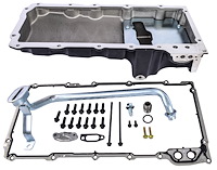 Retrofit Oil Pan for GM LS Series Engine Swaps [Black Cast Aluminum]
