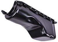 Stock-Style Replacement Oil Pan for 1965-1990 Big Block Chevy Mark IV [Black Painted Finish]