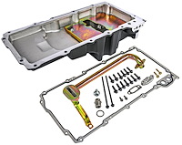 Retrofit Oil Pan for GM LS Series Engine Swaps [Black Cast Aluminum]