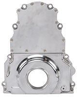 Timing Cover for GM LS Engines up to Gen IV with Rear Mounted Cam Sensors [Polished Aluminum]