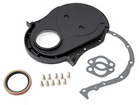 Timing Cover for 1965-1990 Big Block Chevy Gen IV [Black Powder Coated Aluminum]