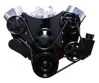 Serpentine Front Drive System for Big Block Chevy Engines [Black]