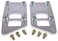LS Engine Swap Motor-Mount Adapters Billet Aluminum [Adapts Chevy Motor-Mounts to LS-Series Engine]