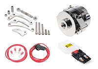 Alternator Kit with Billet Mounting Bracket [1-Wire, GM]