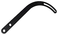 Universal Upper Alternator Bracket Arm [Black]