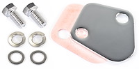 Chrome Fuel Pump Block-Off Plate