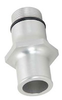 O-Ring Style Hose Adapter 1-1/4 in. Clear Anodized