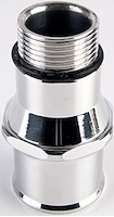 O-Ring Style Hose Adapter 1-3/4" Polished