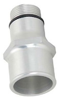 O-Ring Style Hose Adapter 1-3/4 in. Clear Anodized