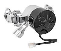 Electric Water Pump, 35 GPM for Small Block Chevy [Chrome]