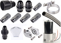Remote Water Pump and Plumbing Kit for Small Block Chevy